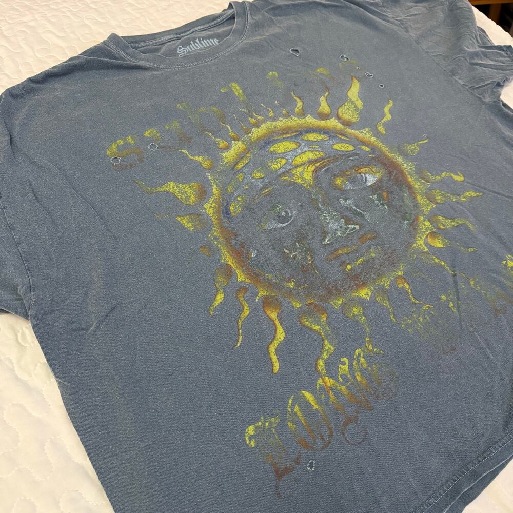 MEN SUBLIME LONG BEACH MODIFIED FADED VINTAGE-LOOK TEE SIZE LARGE/ XL